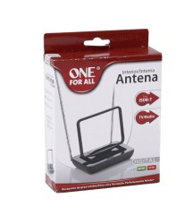 Antena Interna Digital TV/UHF/VHF E FM One For All 