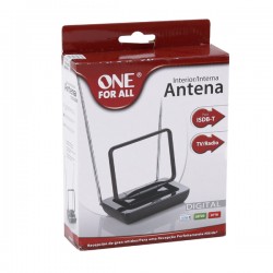 Antena Interna Digital TV/UHF/VHF E FM One For All 