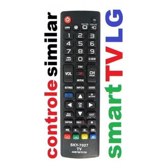 Controle Remoto Para Tvs Smart LG LE-7027