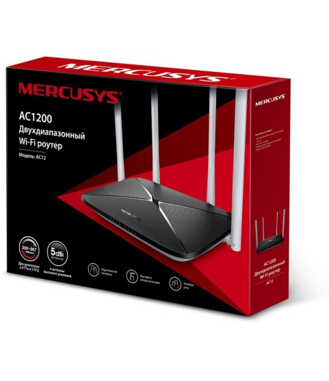 Roteador AC1200 Dual Band Mercusys 4 Antenas
