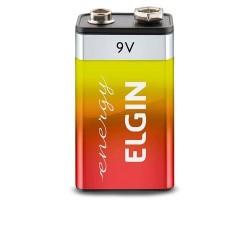 Bateria 9v de Zinco Elgin 