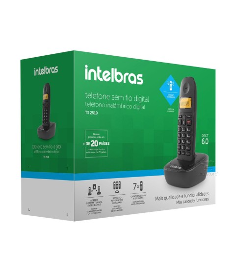 Telefone Intelbras TS2510 sem fio